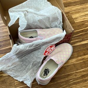 NWT Checkered Vans